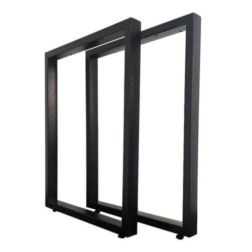 Pe De Mesa Industrial Ferro 75 X 60 Kit Com 2 Pecas