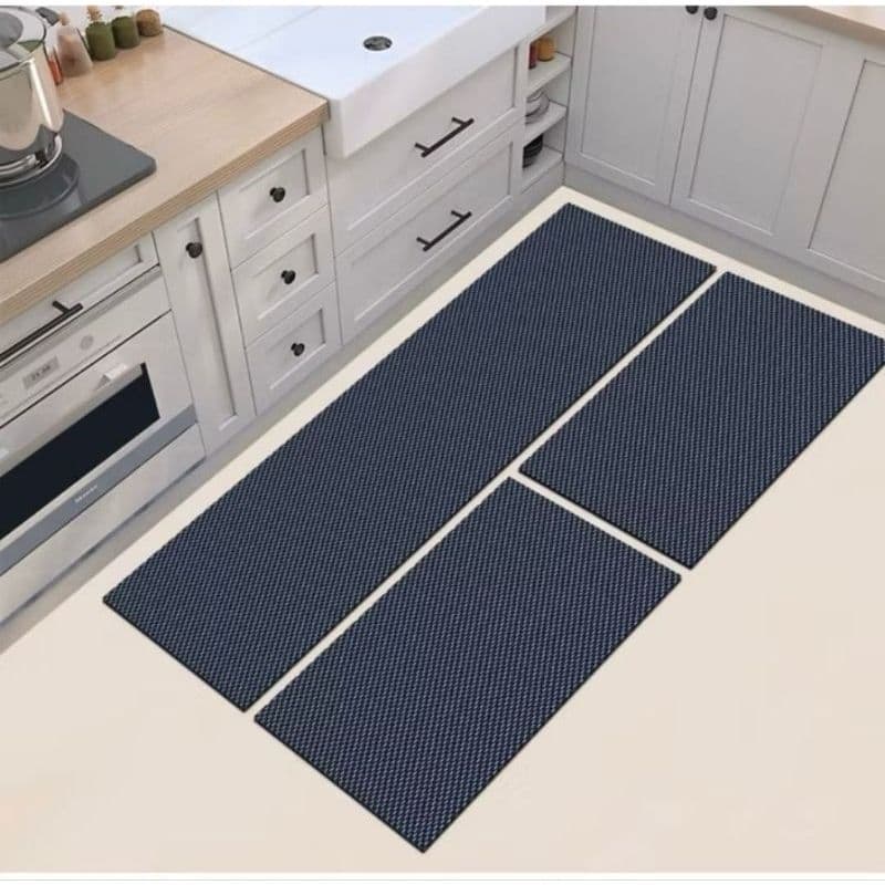 kit de cozinha antederrapante luxo tapete 0,65x0,45 Passadeira 1,35x0,45