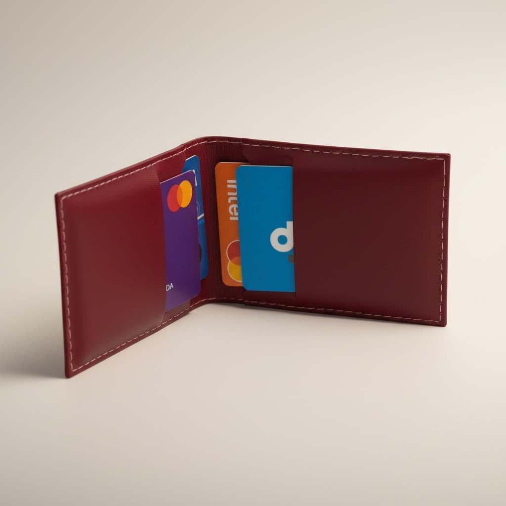 Kit 40 Porta cartão feminino Masculino Carteira Slim dia das maes