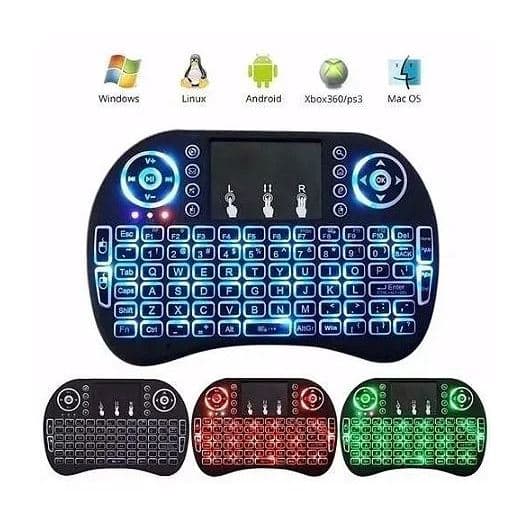 TECLADO MINI KEYBOARD 2.4GHZ E BT 5.0 - COM BOTÃO POWER