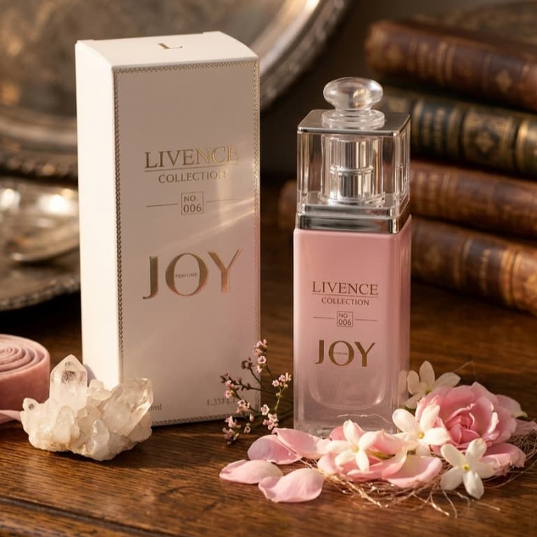 Perfume Feminino Floral Importado Inspirado Joy Diior 40 ml -flores brancas, toques cítricos brilhantes