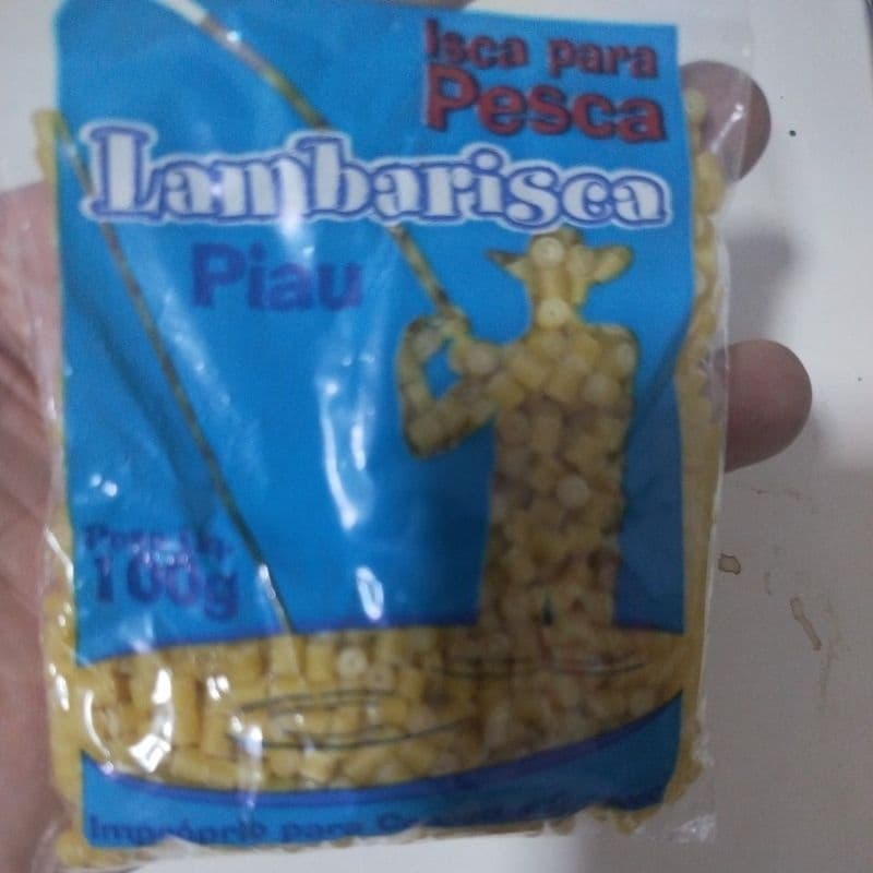 Macarrão Cru para Pesca de Piau ou Lambari 100 g
