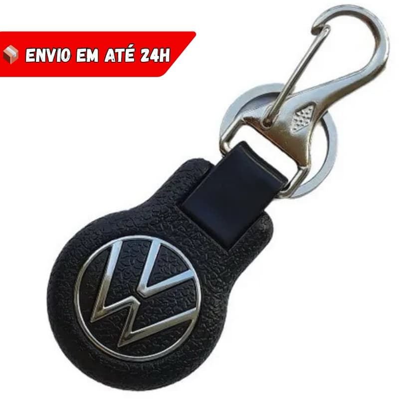 Chaveiro Mosquetão Automotivo VW Gol Polo Nivus Jetta Golf T-Cross Taos Amazon