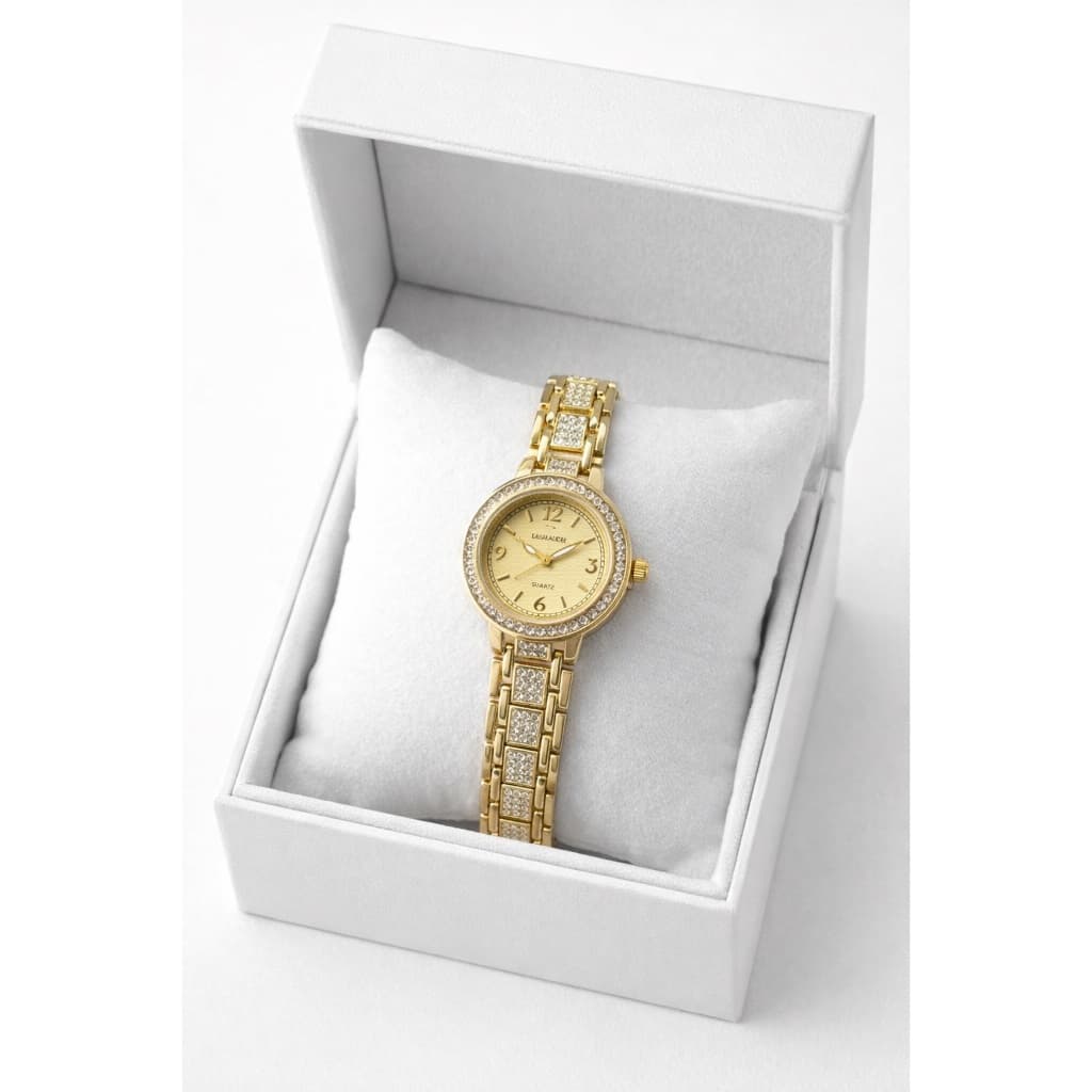 Relogio Feminino Luxo Com pedra lindo 3242