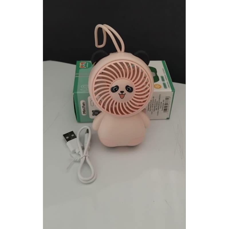 ventilador de mão 10cm recarregável USB color