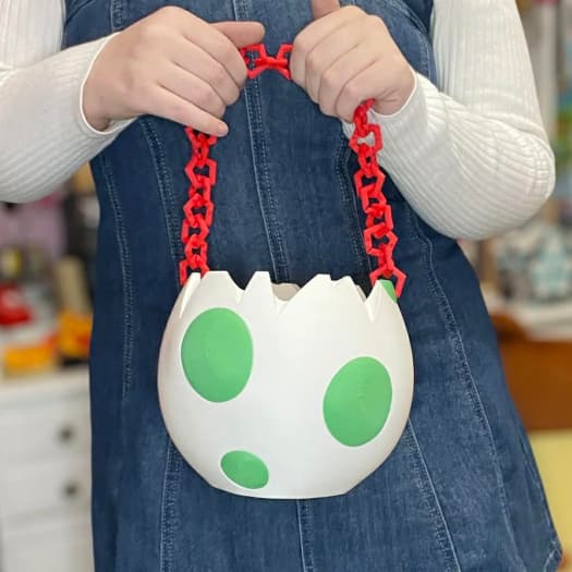Bolsa Ovo Yoshi – Estilo Gamer Divertido