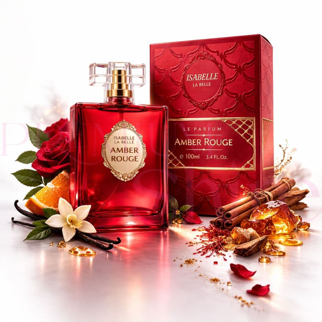 Perfume Árabe Amber Rouge Isabelle la Belle EDP 100ml - Unissex