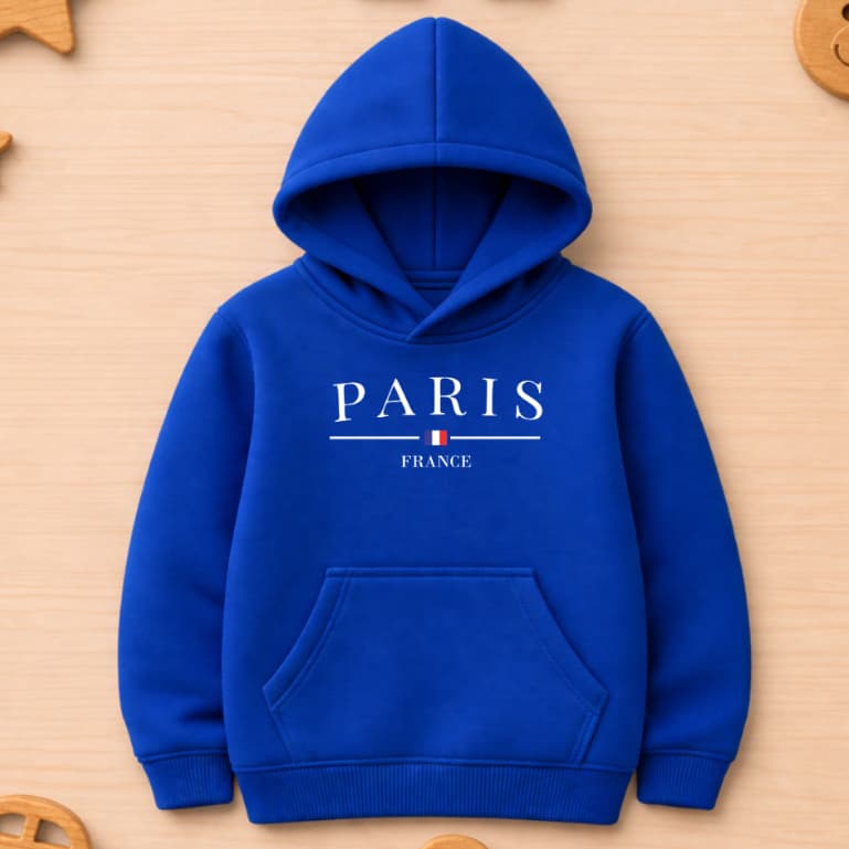 Moletom Infantil PREMIUM Estampado Paris Juvenis e Infantil Crianças Unissex Todos tamanhos