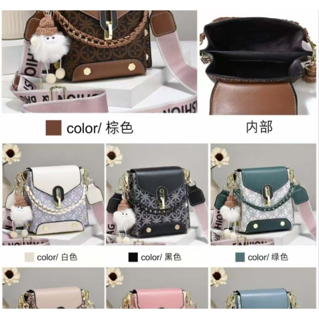 Bolsa Feminina porta celular médio com divisórias