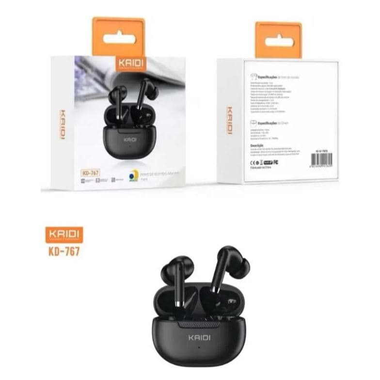 Fone de Ouvido Bluetooth Kaidi KD-767 In-ear TWS