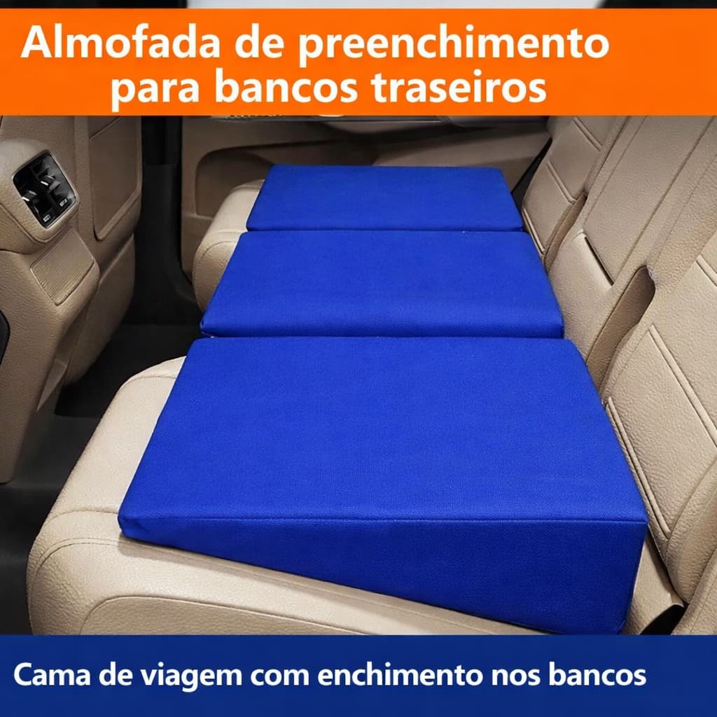 1 Peça Almofada De Nivelamento De Assento De Carro Espuma De Memória Para Aumentar A Altura Alívio De Fadiga NO Brasil