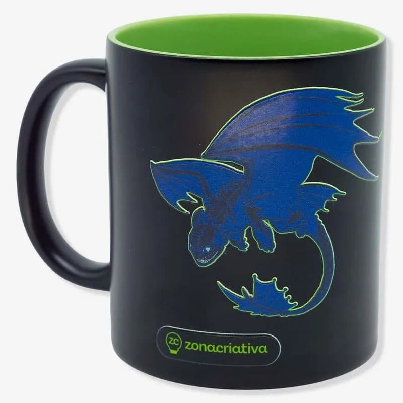 Caneca Mágica Fúria da Noite – Como Treinar o Seu Dragão Banguela Oficial Zona Criativa