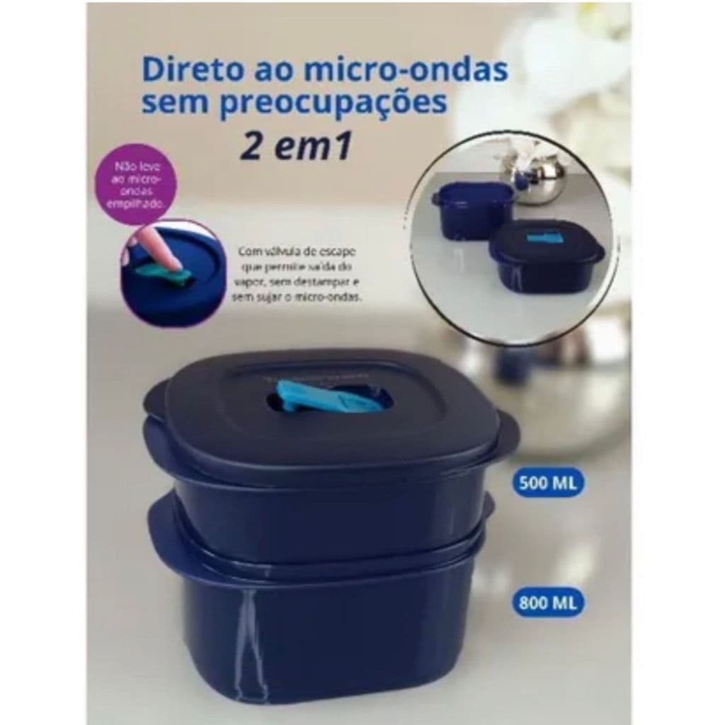 Cristalwave Empilhaveis Marmita (CORES  DIVERSAS)
