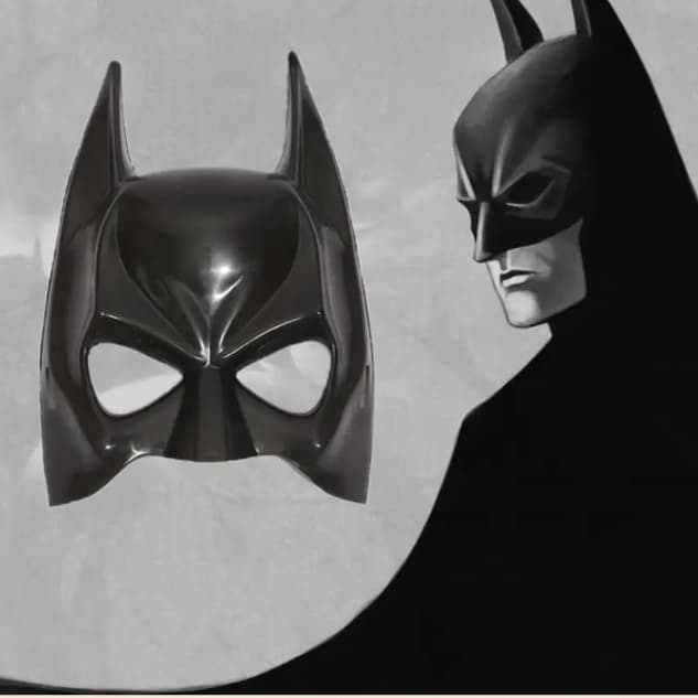 Máscara Batman Super Herói DC Comics Infantil Adulto Fantasia Festa Halloween Carnaval Cosplay Criança Adulto