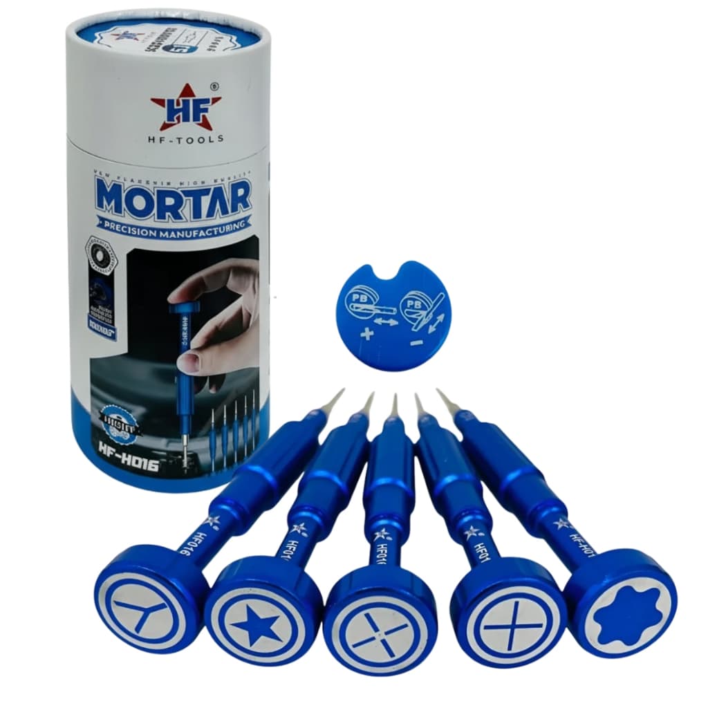 Kit Conjunto 6 Ferramentas Chaves de Precisão Magnéticas Profissional Reparo Eletrônico H-016