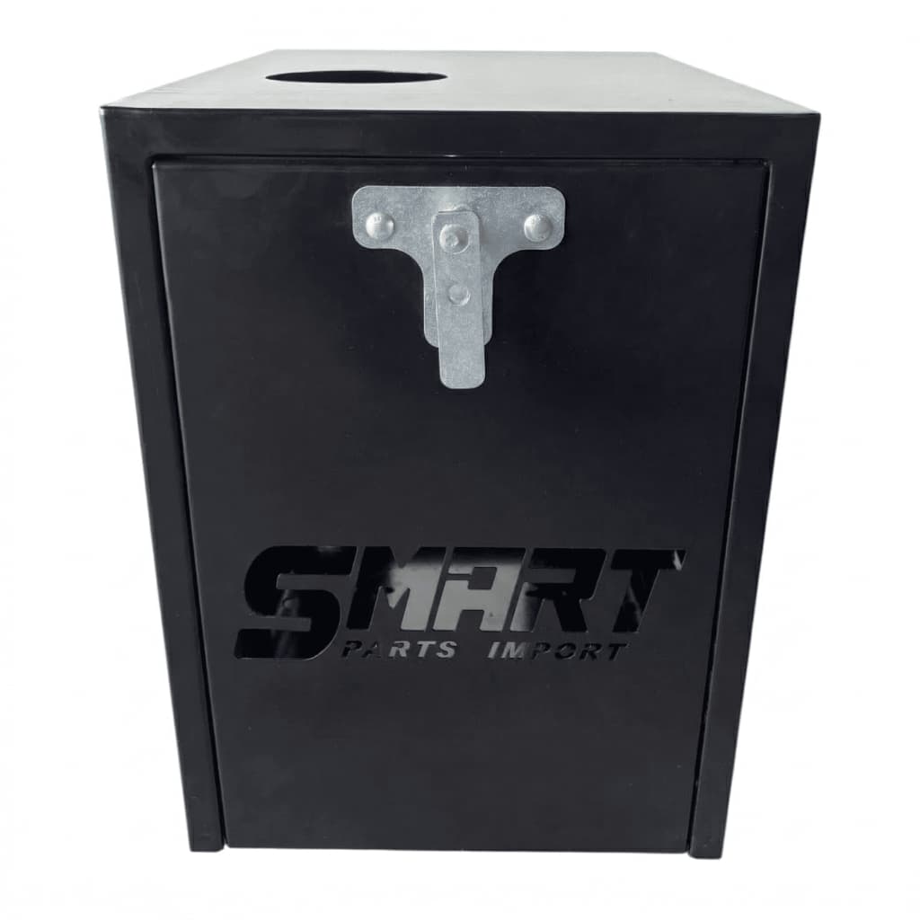 Caixa Anti Furto Metalica Seguranca Protecao Gerador Equipamento Eletrico Metal Com Chave