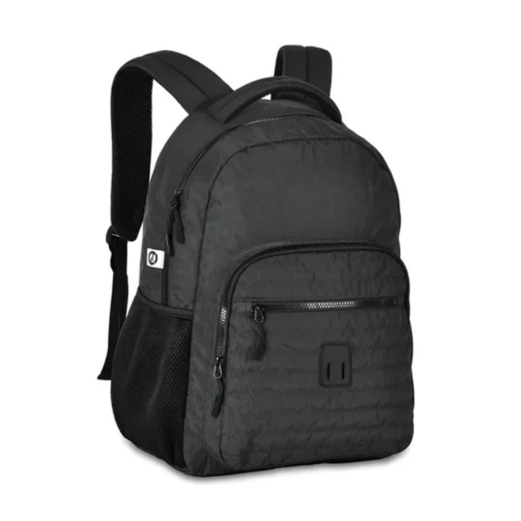 Mochila Escolar Masculina/Feminina Azul Impermeável com Vários Compartimentos Bolso Fronta Resistente Faculdade