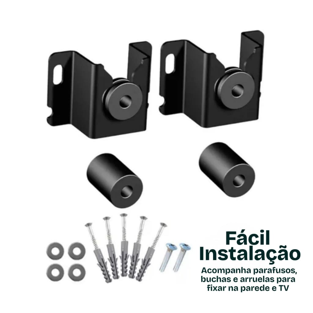 Suporte Universal Fixo Smart TV LED LCD 10 a 100 Polegadas Parede E Painel