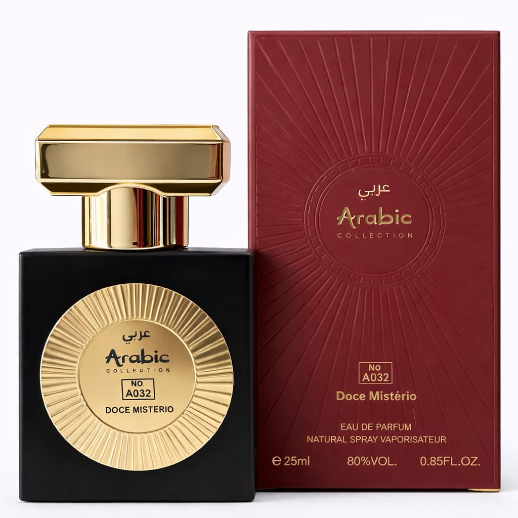 Arabic Collection A032 Doce Mistério Perfume Árabe Unissex Miniatura 25ml