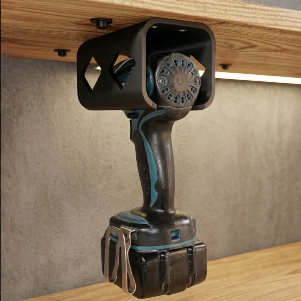 Organizador de Ferramentas | Suporte Universal para Parafusadeira, Furadeira