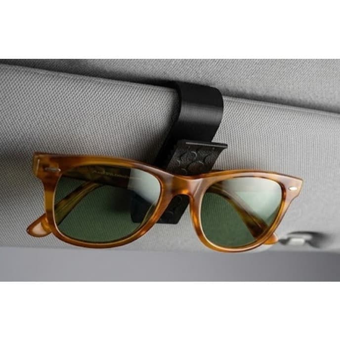 Suporte de Óculos para Carro Clip Quebra-Sol Porta Óculos Veicular Organizador Automotivo