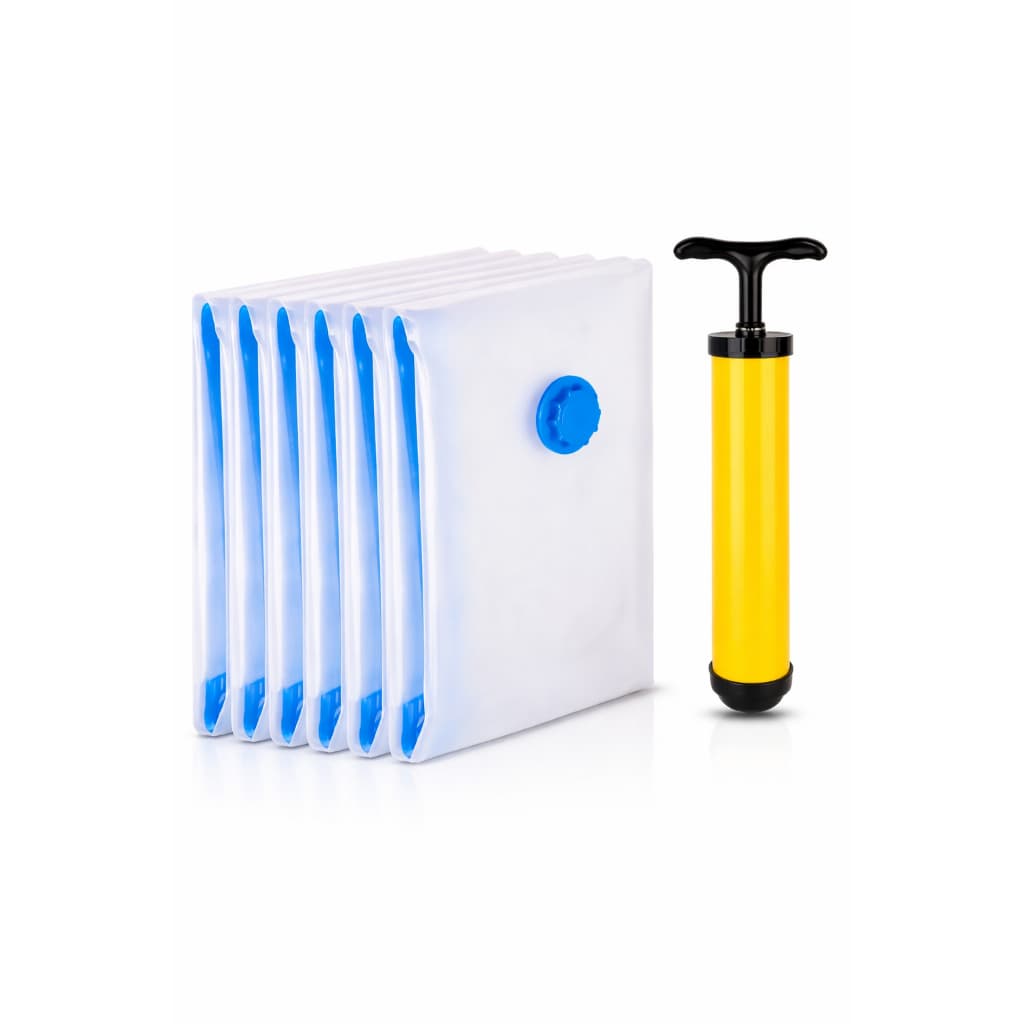 Kit 6. Saco a Vácuo Organizador Para Viagem Mala Guarda Roupa