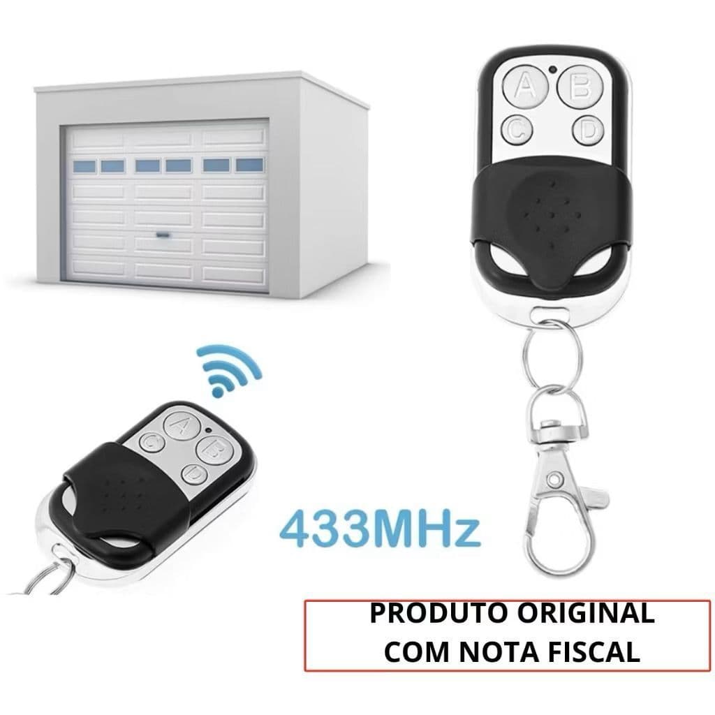 Controles Remotos De 433 Mhz Para Portas Eletrônicas Garagens Residenciais 4 Botões
