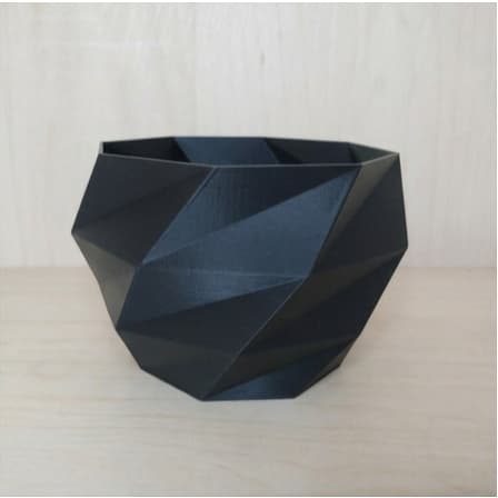 Vaso Decorativo Geométrico Low Poly - Impressão 3D de Alta Qualidade