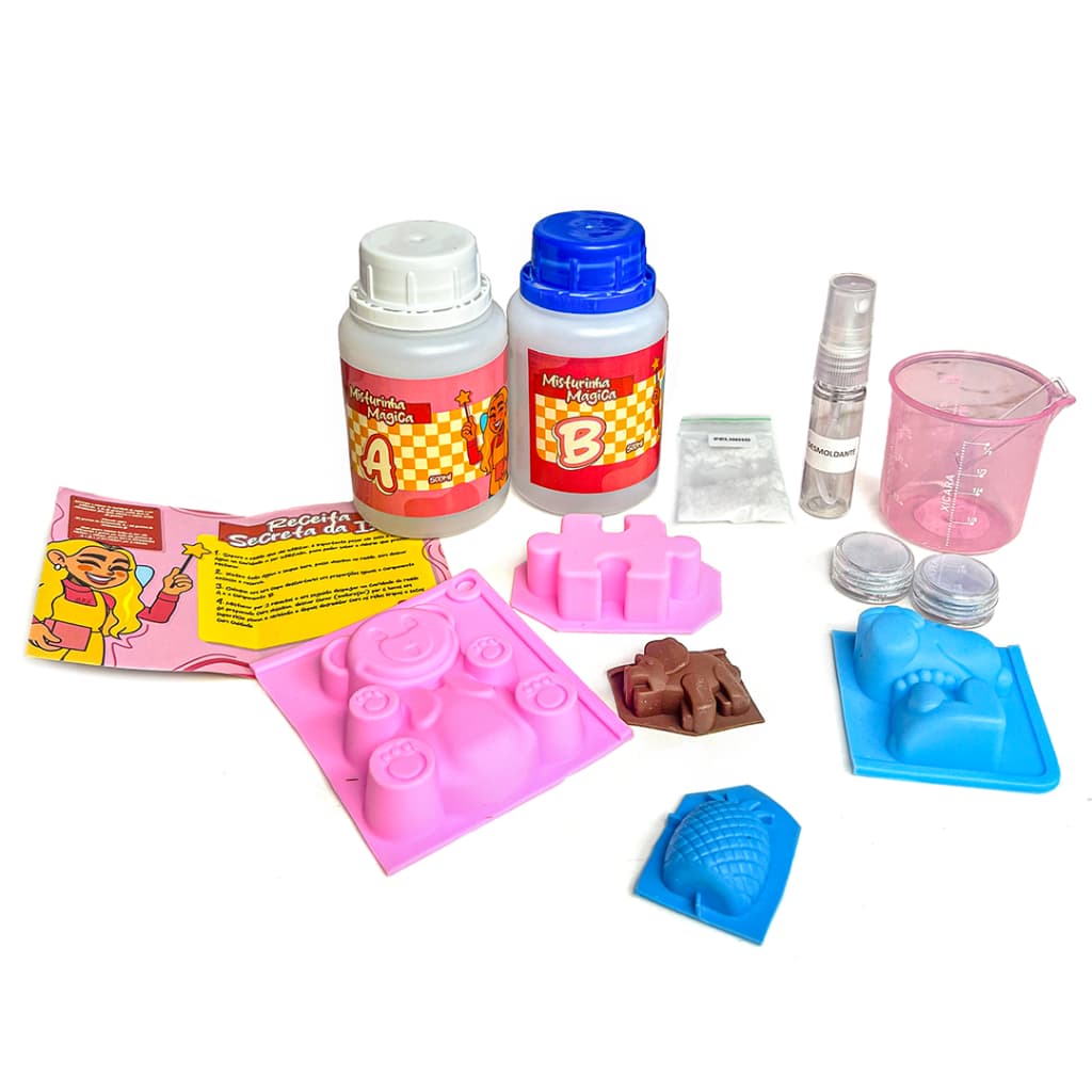 Kit Faça Seu Taba Squishy Gigante da Isa Slime
