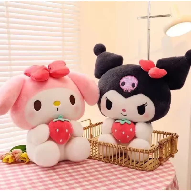 Pelúcia Hello Kitty 25 cm pelúcia fofinha My Melody e Kuromi