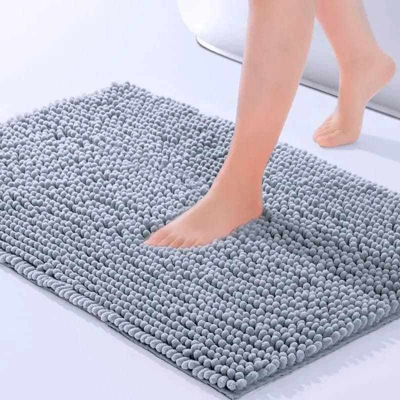 Tapete Antiderrapante em Microfibra – Super Absorvente e Confortável, Banheiro, cozinha, Lavanderia