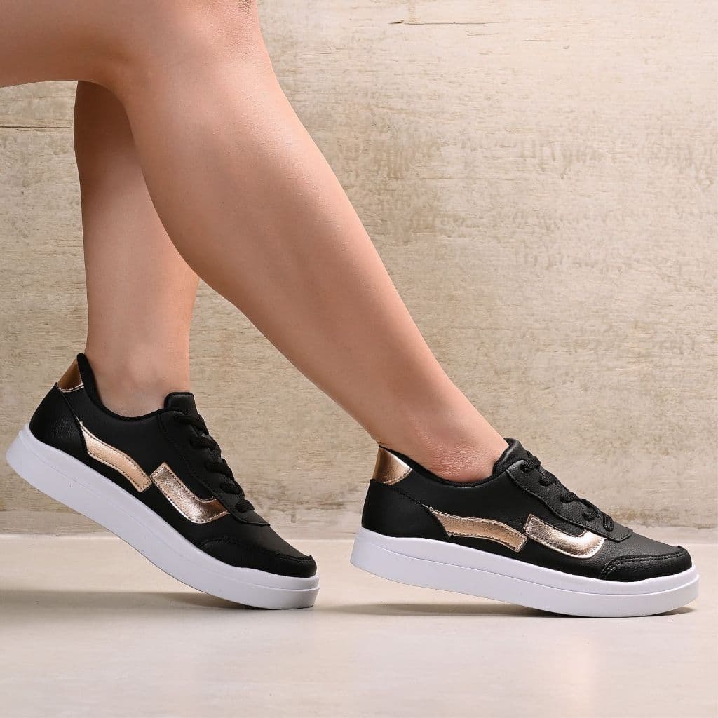 Tênis Feminino Casual Elegante Moderno Estiloso Macio Confortável Resistente Trabalho Uso Diário