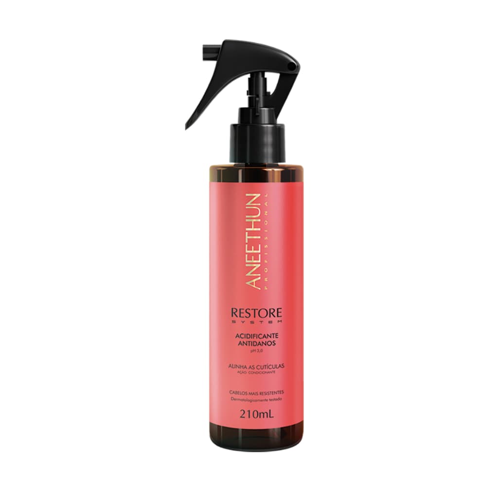 Acidificante Aneethun Antidanos Restore System Reduz a Dilatação Capilar 210mL