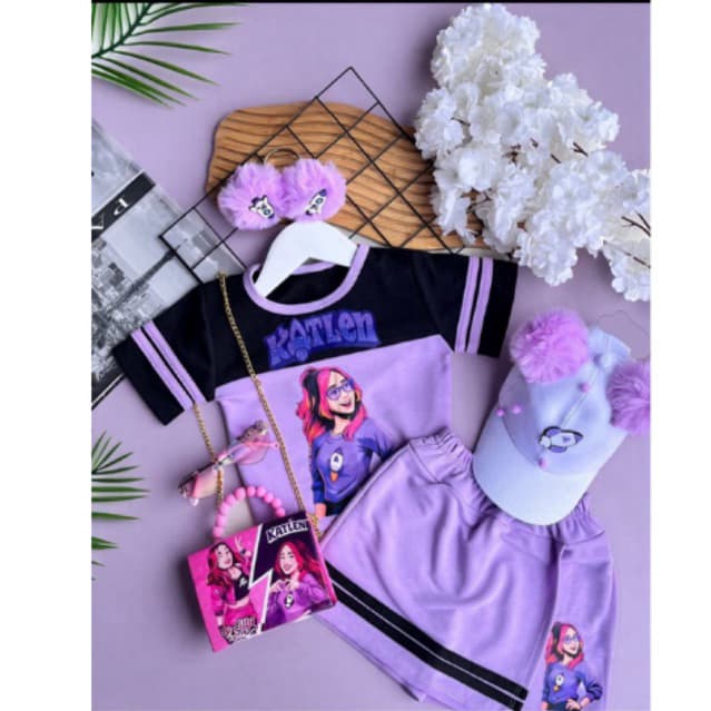 Conjunto Infantil Ketellyn Os Rosas!