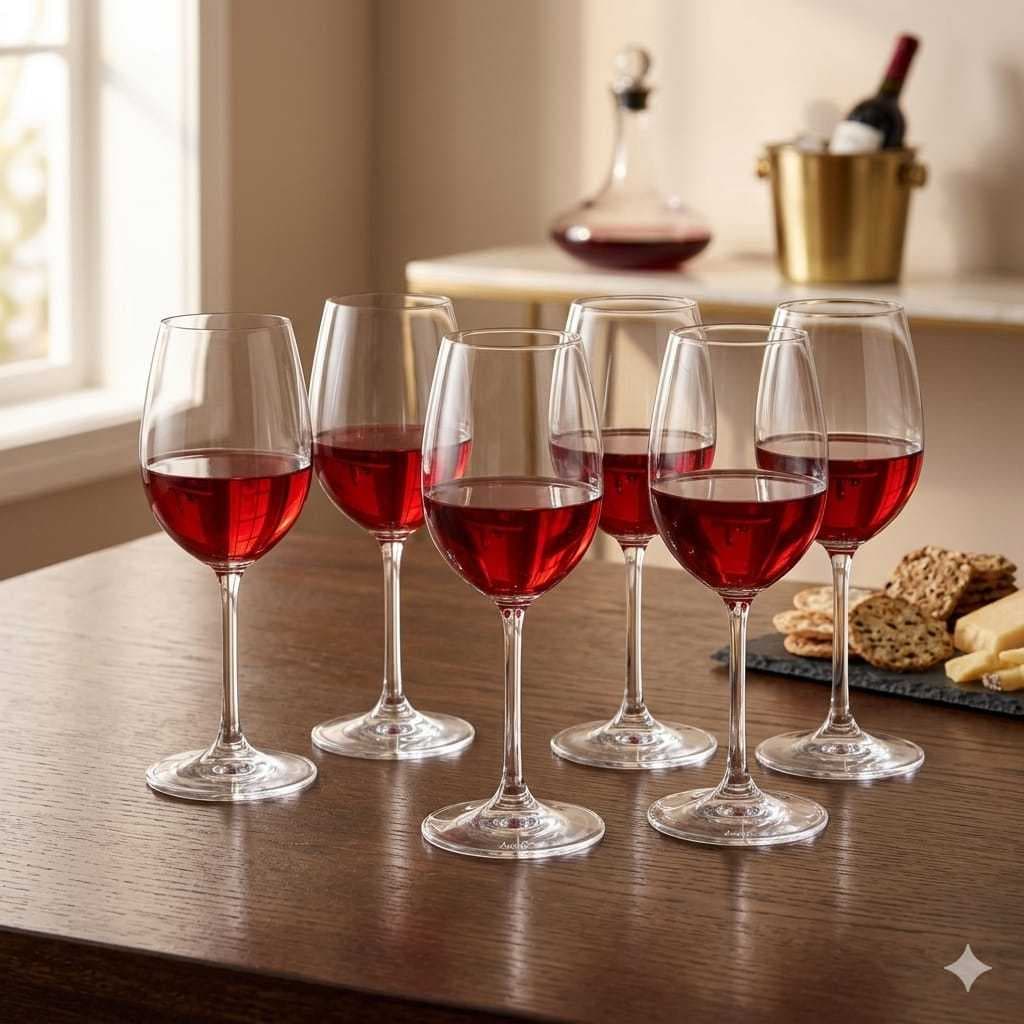Jogo 6 Taças de Cristal 440ml