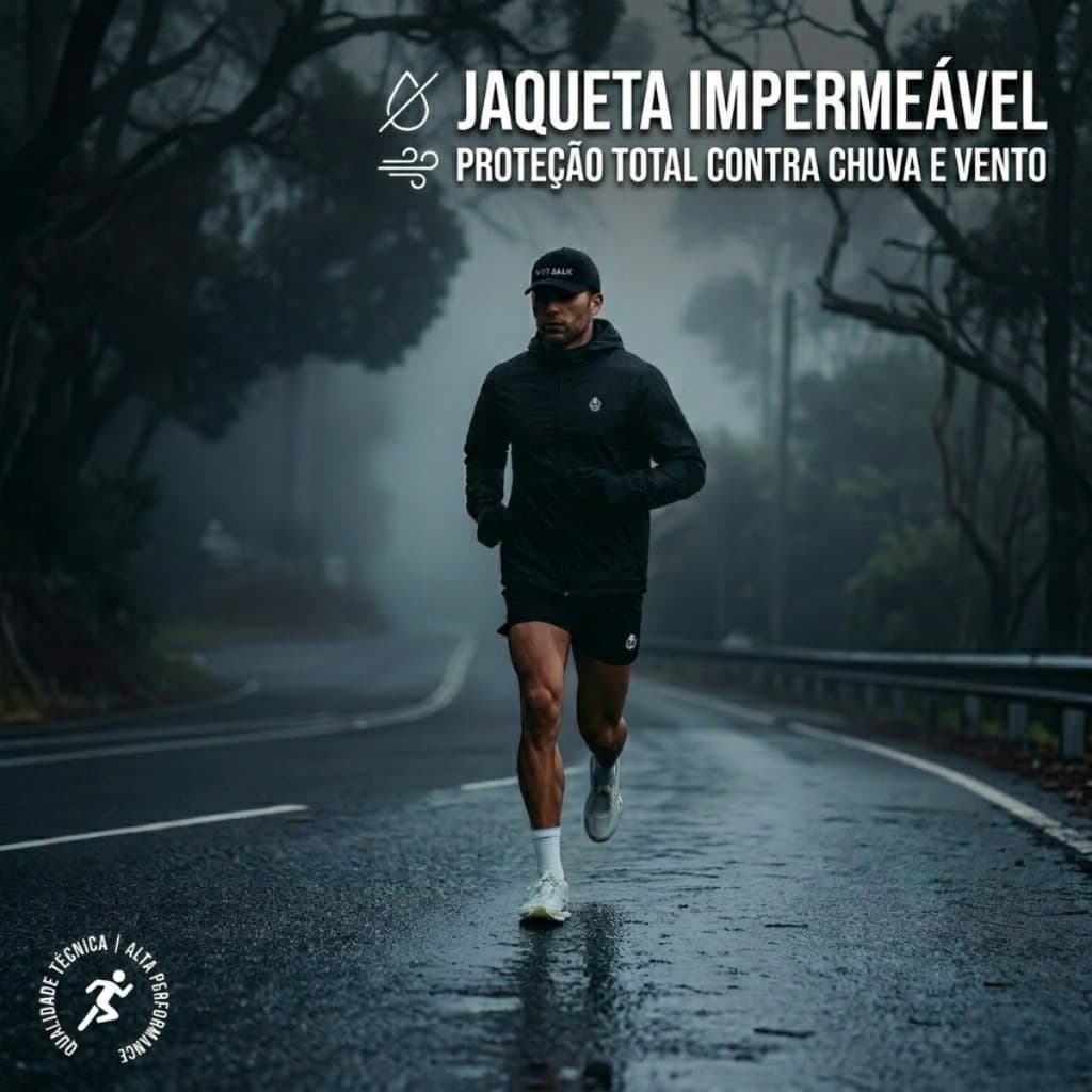 Jaqueta Blusa Corta Vento TODA FORRADA Impermeável Type One