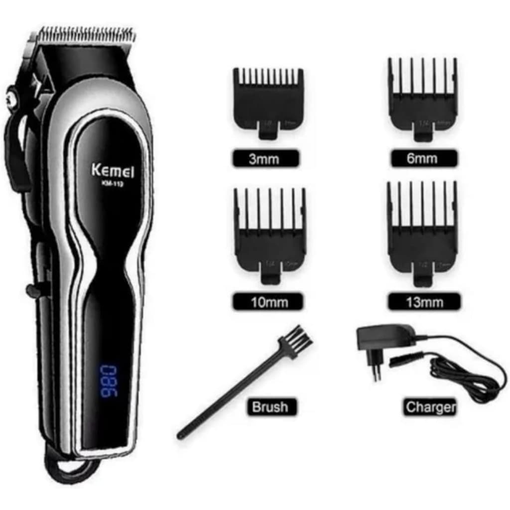 Máquina de Cortar Cabelo Profissional Bivolt com Bateria Recarregável