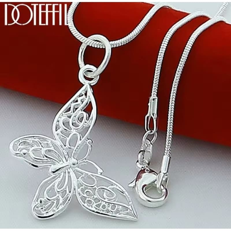 COLAR BORBOLETA DELICADO FEMININO – ELEGÂNCIA QUE ENCANTA