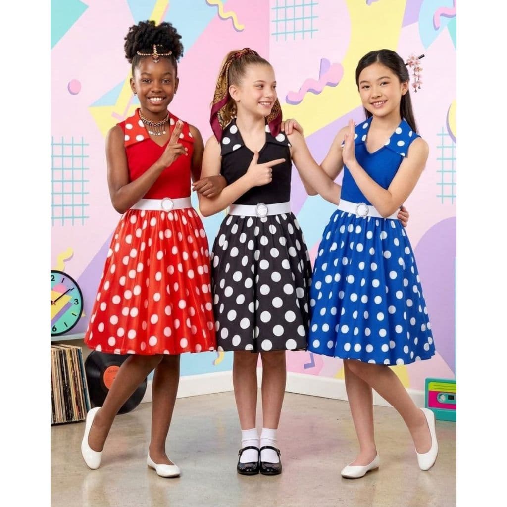 Fantasia Vestido Anos 60 Infantil