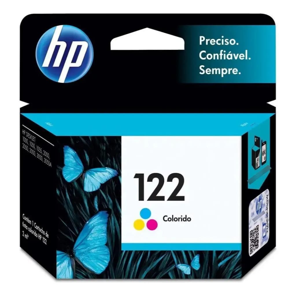 Cartucho De Tinta Hp 122 Colorido Original Ch562hb