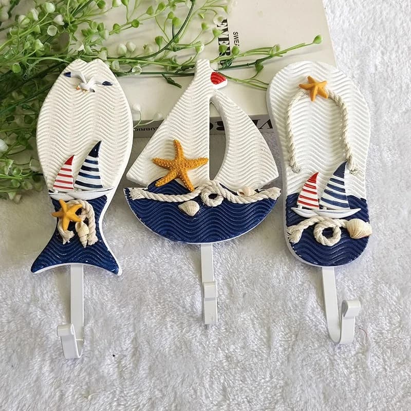 Gancho porta Toalha Decoração com Tema Marinho Qualidade e Beleza