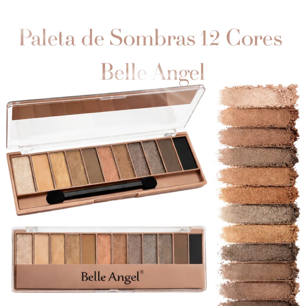 Belle Angel Paleta de Sombra com 12 Cores B012-2