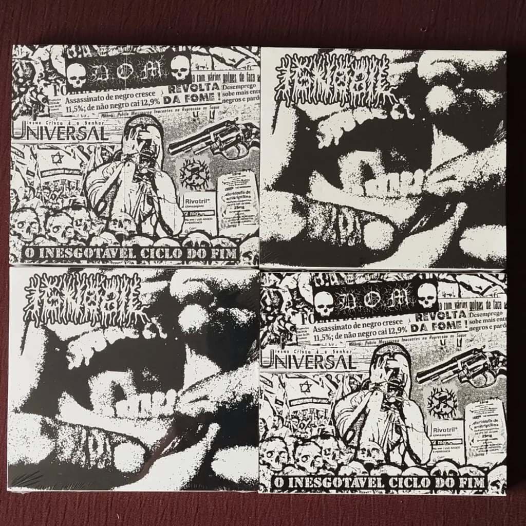 (TMCD214) IGNÓBIL / D.O.M. - SPLIT CD (SLIPCASE) NOISECORE/SLUDGE, HARSHNOISE CD