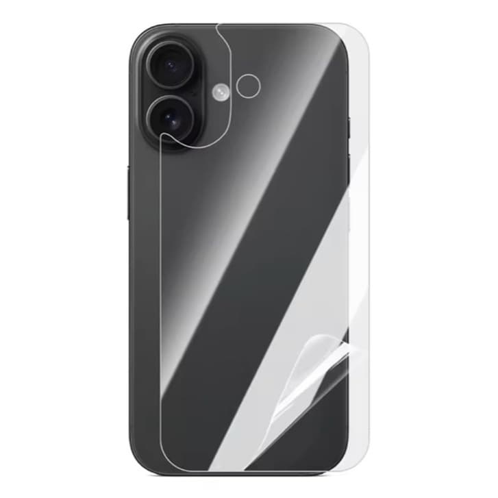 Película traseira 9D Nano Cerâmica Inquebravel Anti Shock iPhone 16 / 16 Plus / 16 Pro / 16 Pro Max / 16e