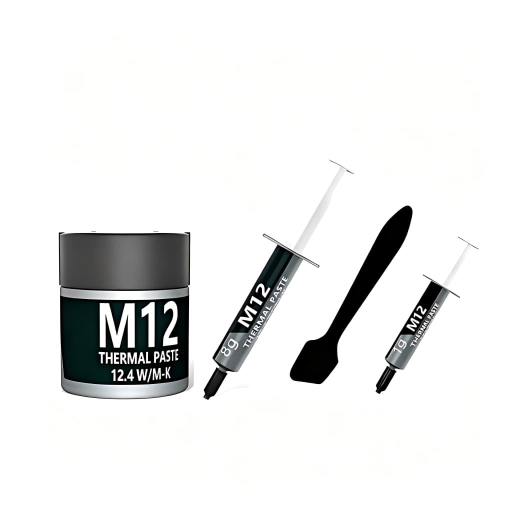 TEUCER Pasta Térmica 12.4W/mK | Alta Performance para CPU/GPU/PS5, Resfriamento Eficiente para PC Gamer (1/4/8/15/30g)