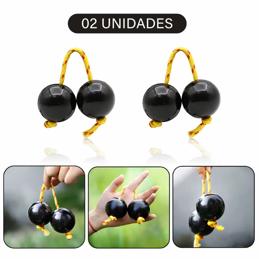 Chocalho Asalato Kashaka Instrumento De Percussão Africano Kas Kas Brinquedo Bate Bate Bola Rítmica