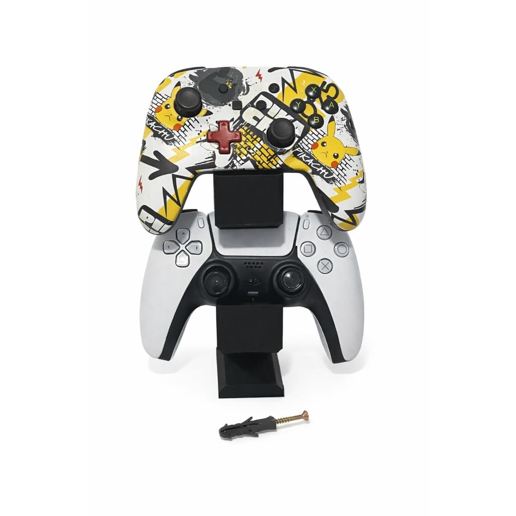 Suporte de Parede para 2 Controles PS5 DualSense | Vertical | Organização Gamer e Headset