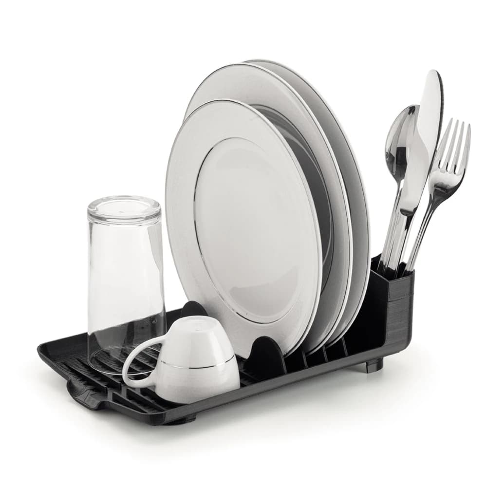 Escorredor Louça Compacto Pratos Talheres Copos Premium com Bica de Agua