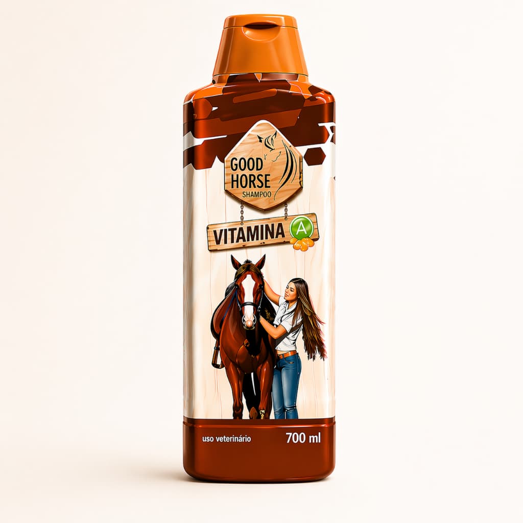 Shampoo Good Horse 700ml com Vitamina A