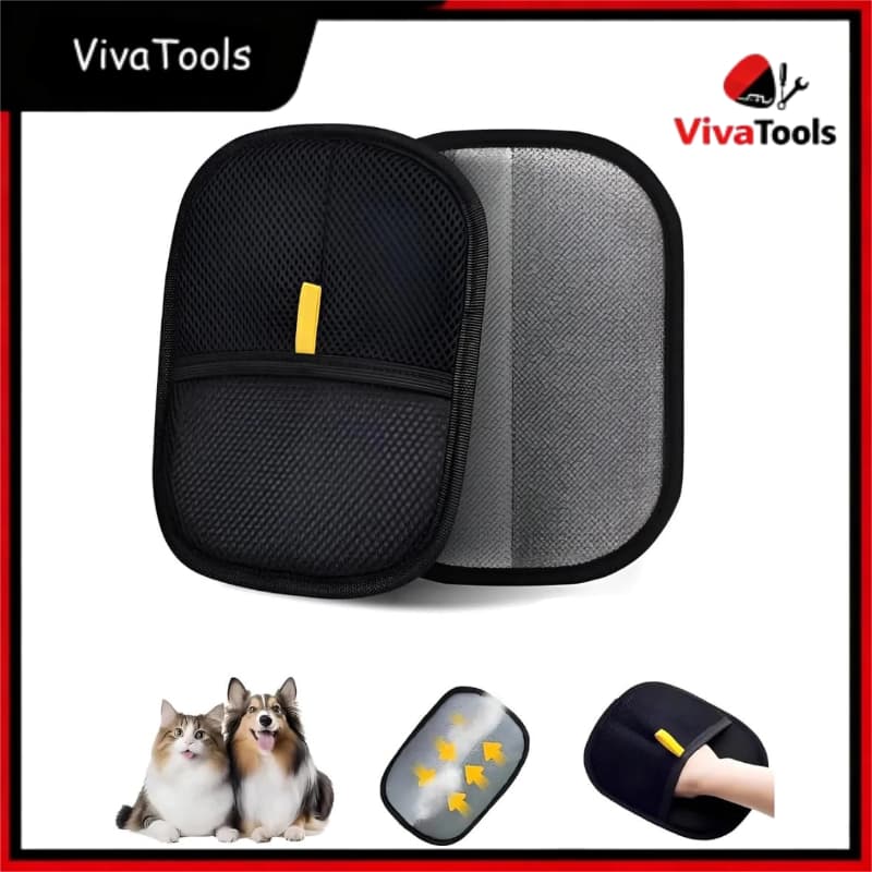 Luva Removedora de Pelos para Pets – Anti-Estática, Suave e Confortável para Cães e Gatos